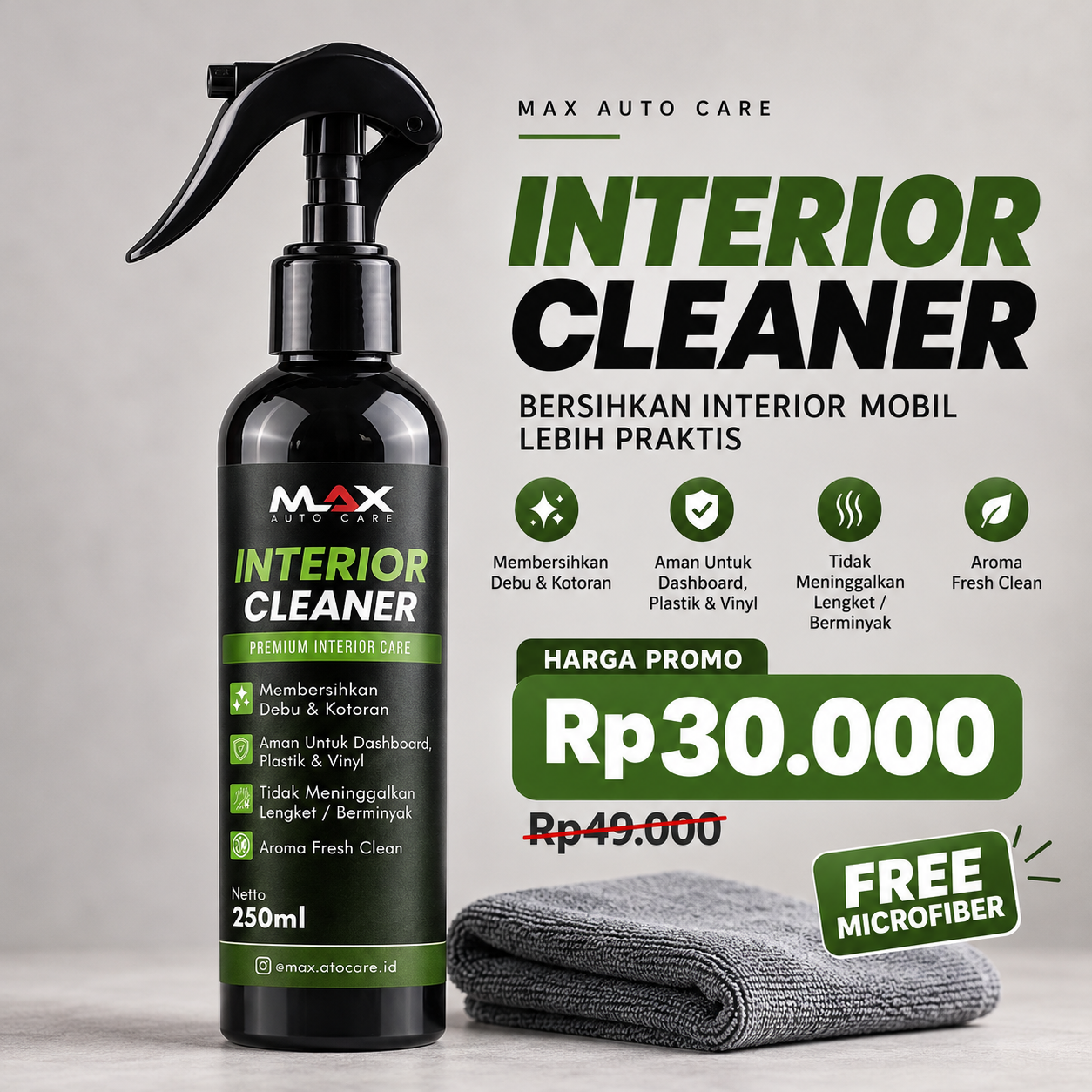 MAX Auto Care Interior Cleaner
